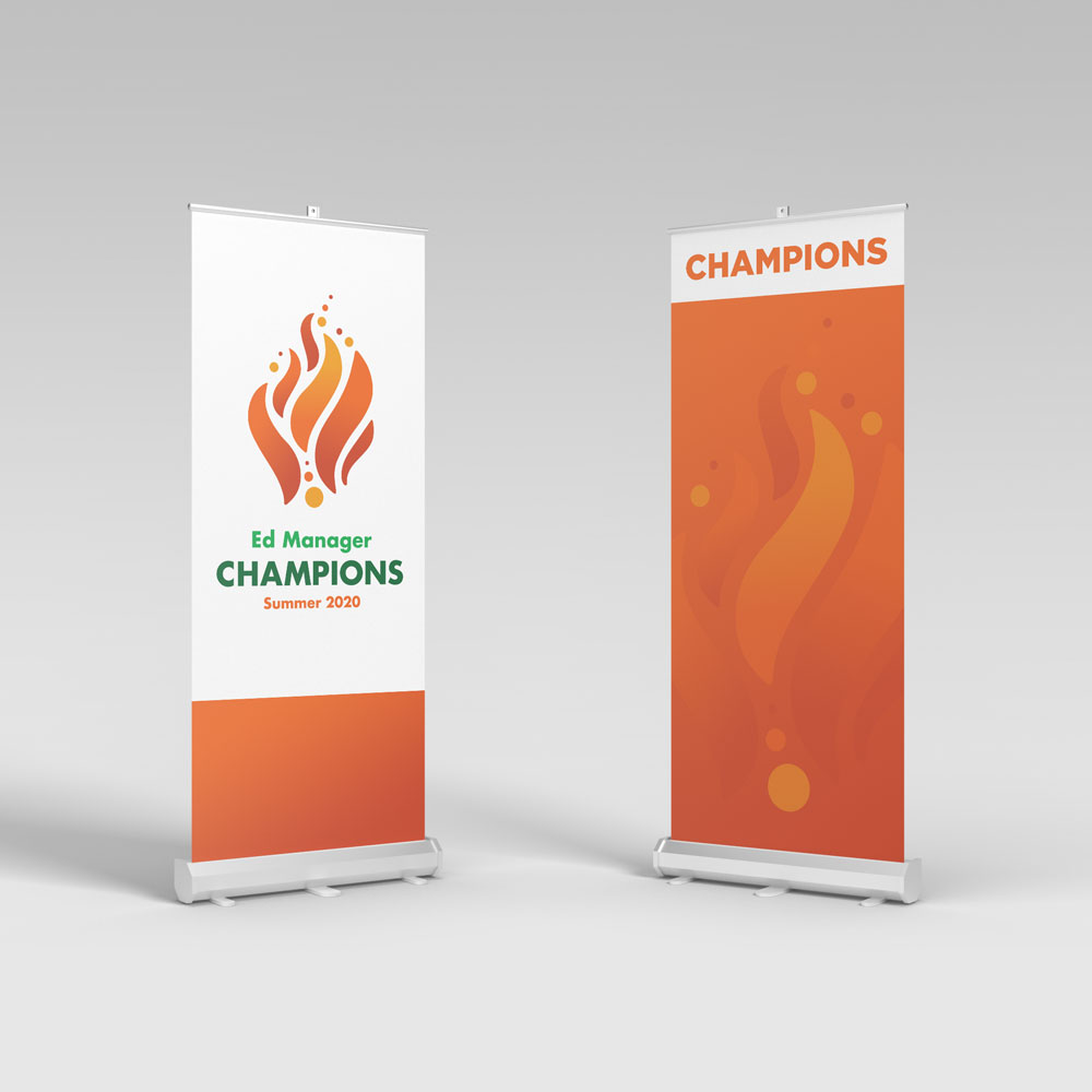 Banners for the event